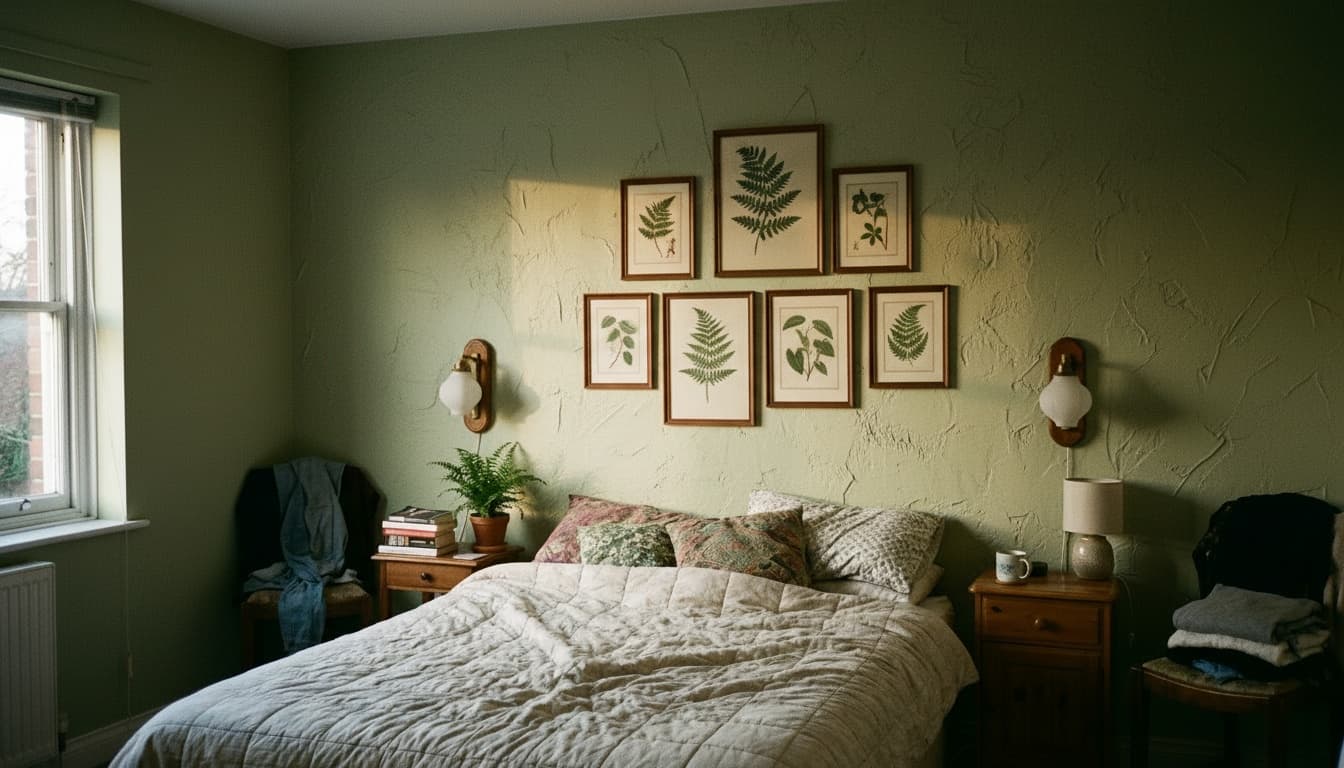 After: Bedroom Eclectic style wall decor - Example 4