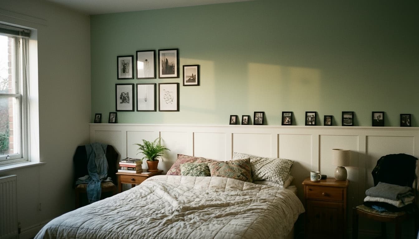 After: Bedroom Modern style wall decor - Example 4
