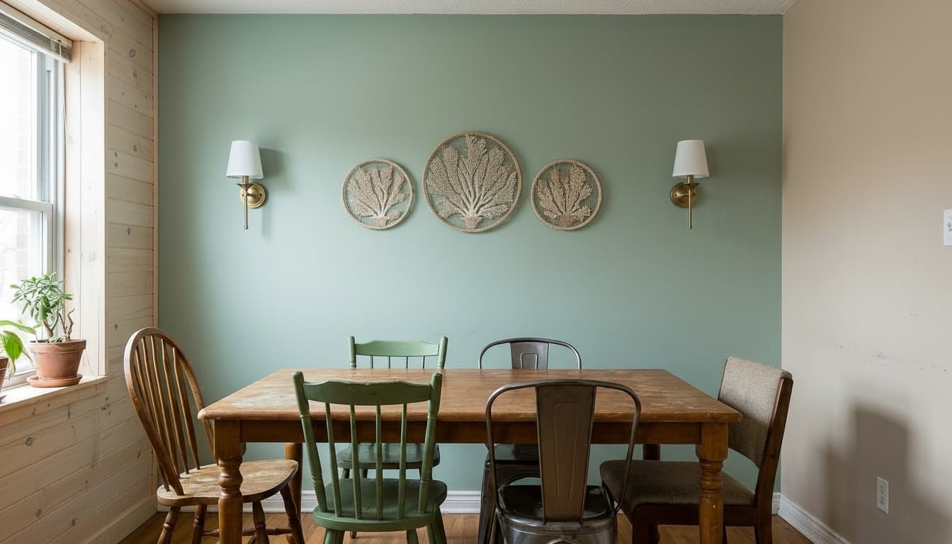 After: Dining Room Coastal style wall decor - Example 4