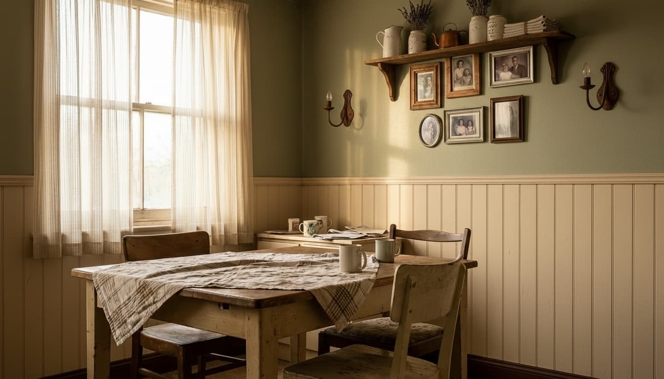 After: Dining Room Farmhouse style wall decor - Example 1