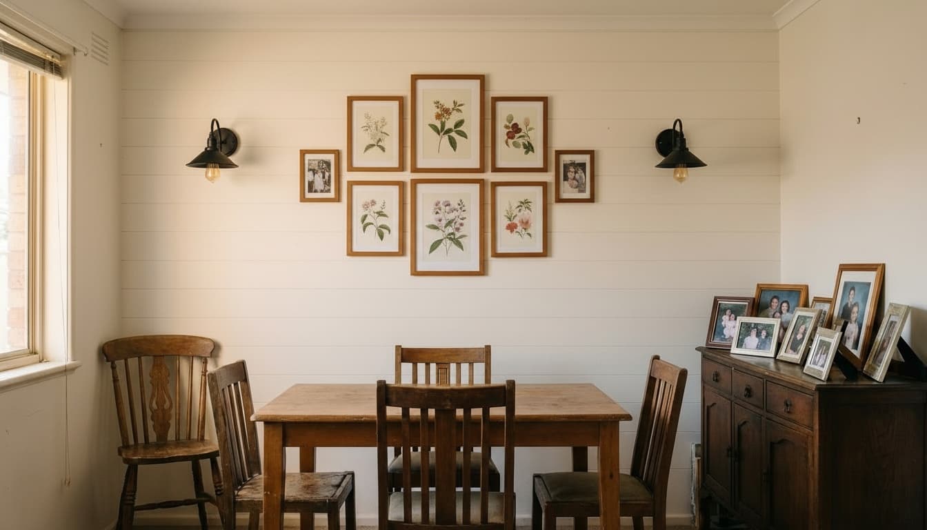 After: Dining Room Farmhouse style wall decor - Example 5