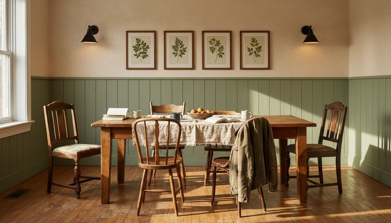 After: Dining Room Farmhouse style wall decor - Example 7