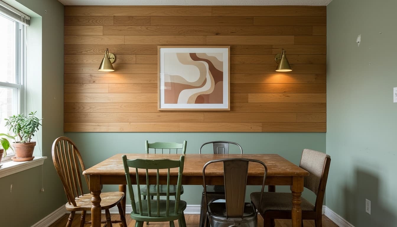 After: Dining Room Japandi style wall decor - Example 3