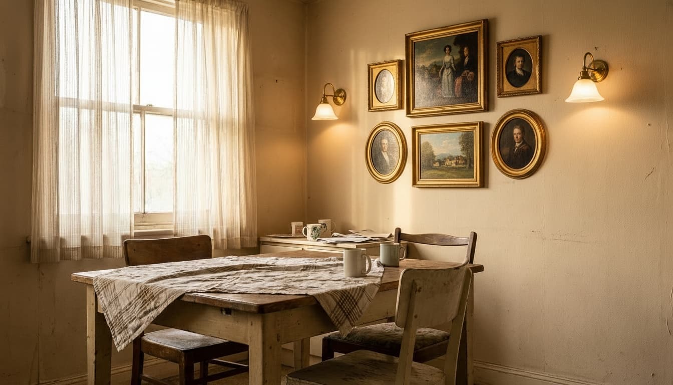 After: Dining Room Traditional style wall decor - Example 2
