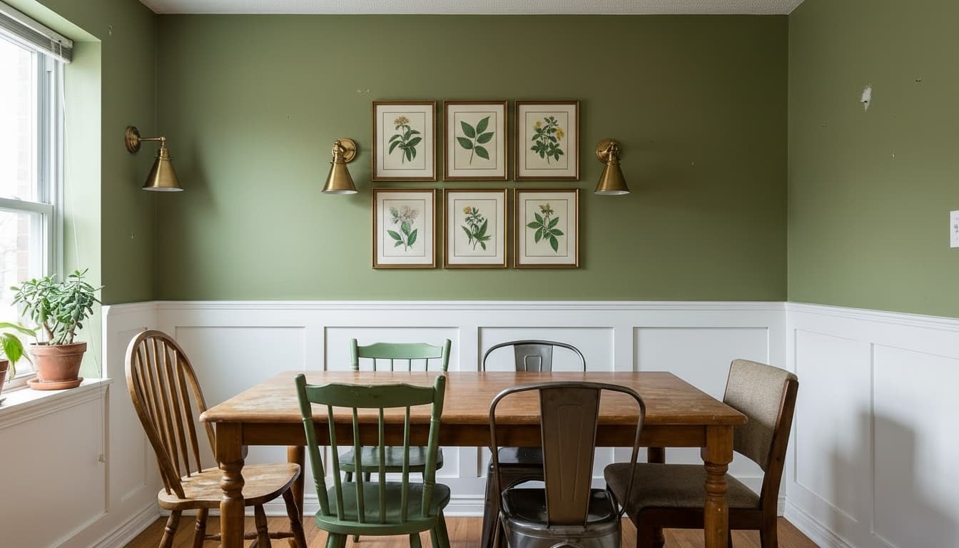 After: Dining Room Traditional style wall decor - Example 4