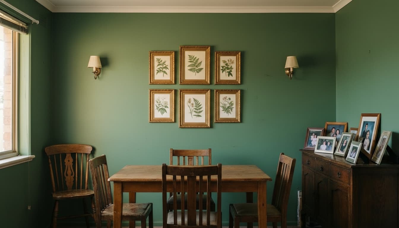 After: Dining Room Traditional style wall decor - Example 5