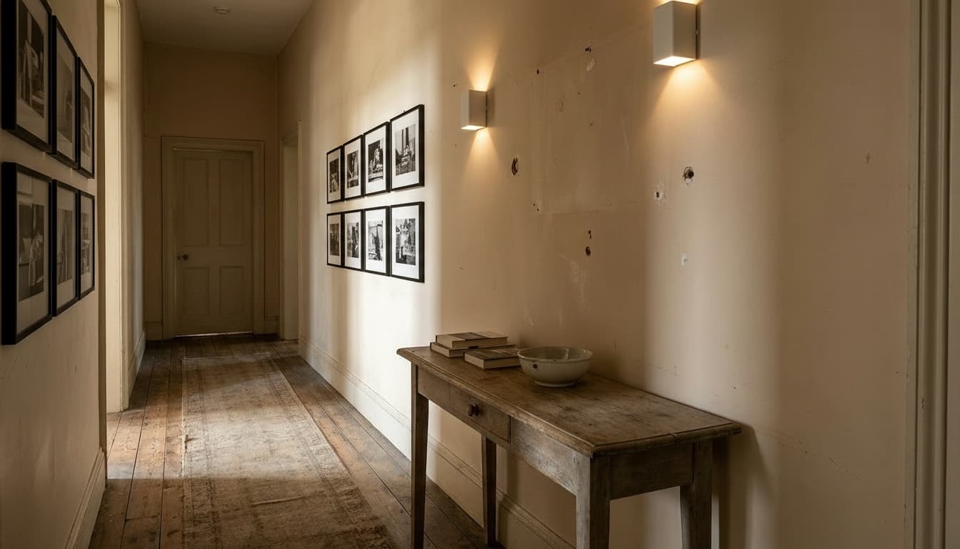 After: Hallway Modern style wall decor - Example 2