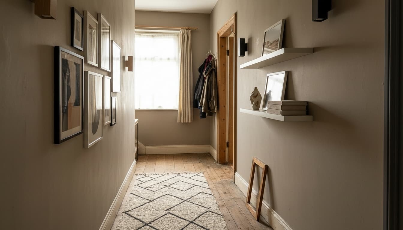 After: Hallway Modern style wall decor - Example 3