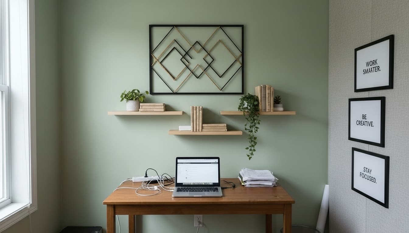 After: Home Office Modern style wall decor - Example 8