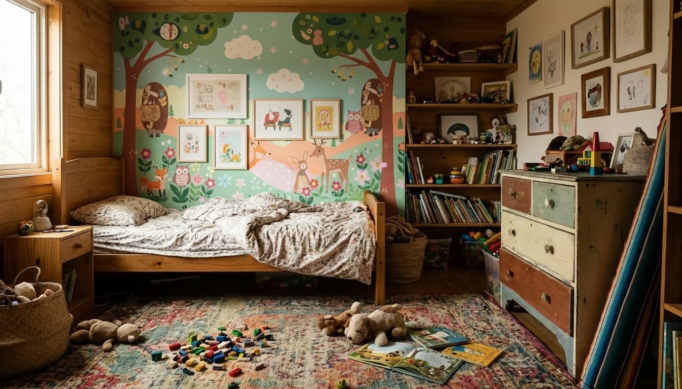 After: Kids Room Contemporary style wall decor - Example 3