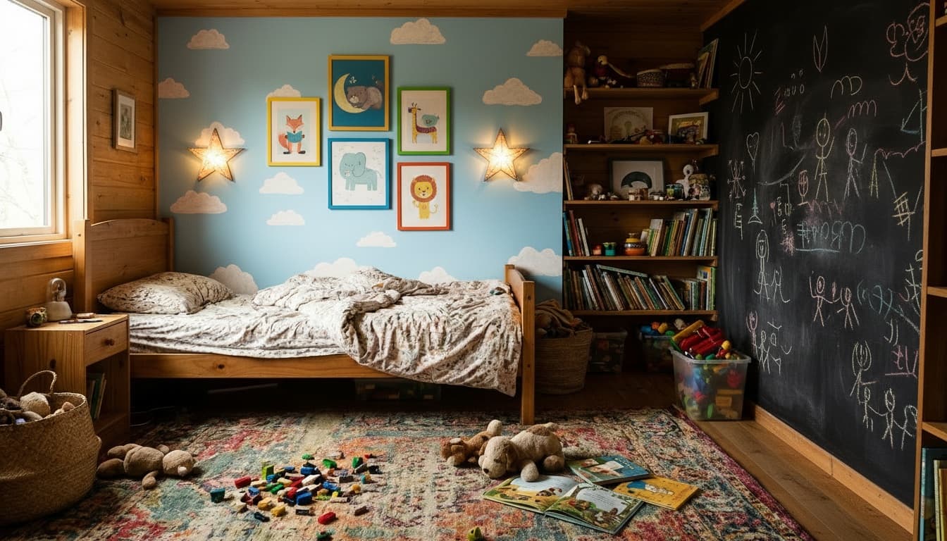 After: Kids Room Contemporary style wall decor - Example 4