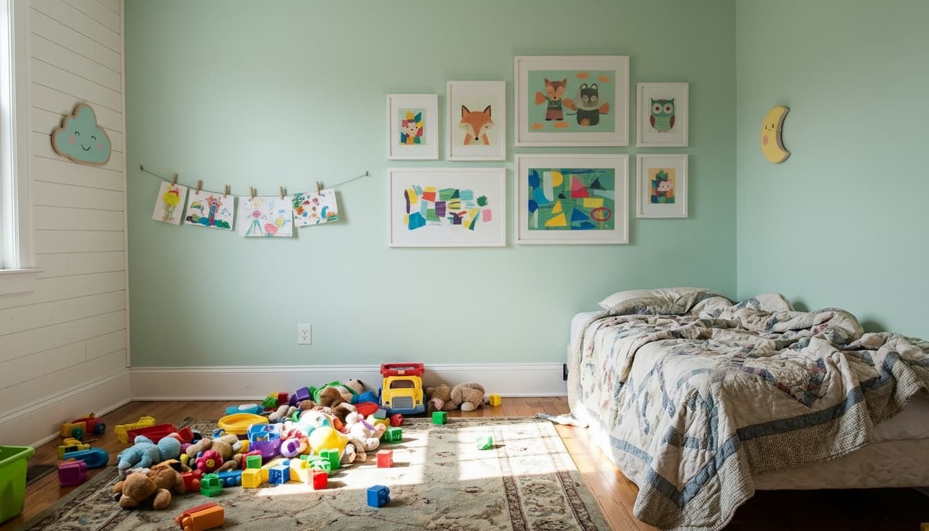 After: Kids Room Contemporary style wall decor - Example 7