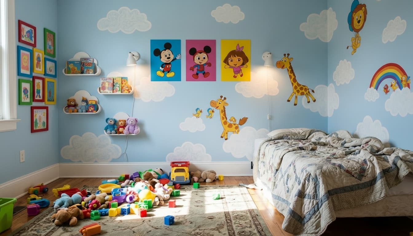 After: Kids Room Contemporary style wall decor - Example 8