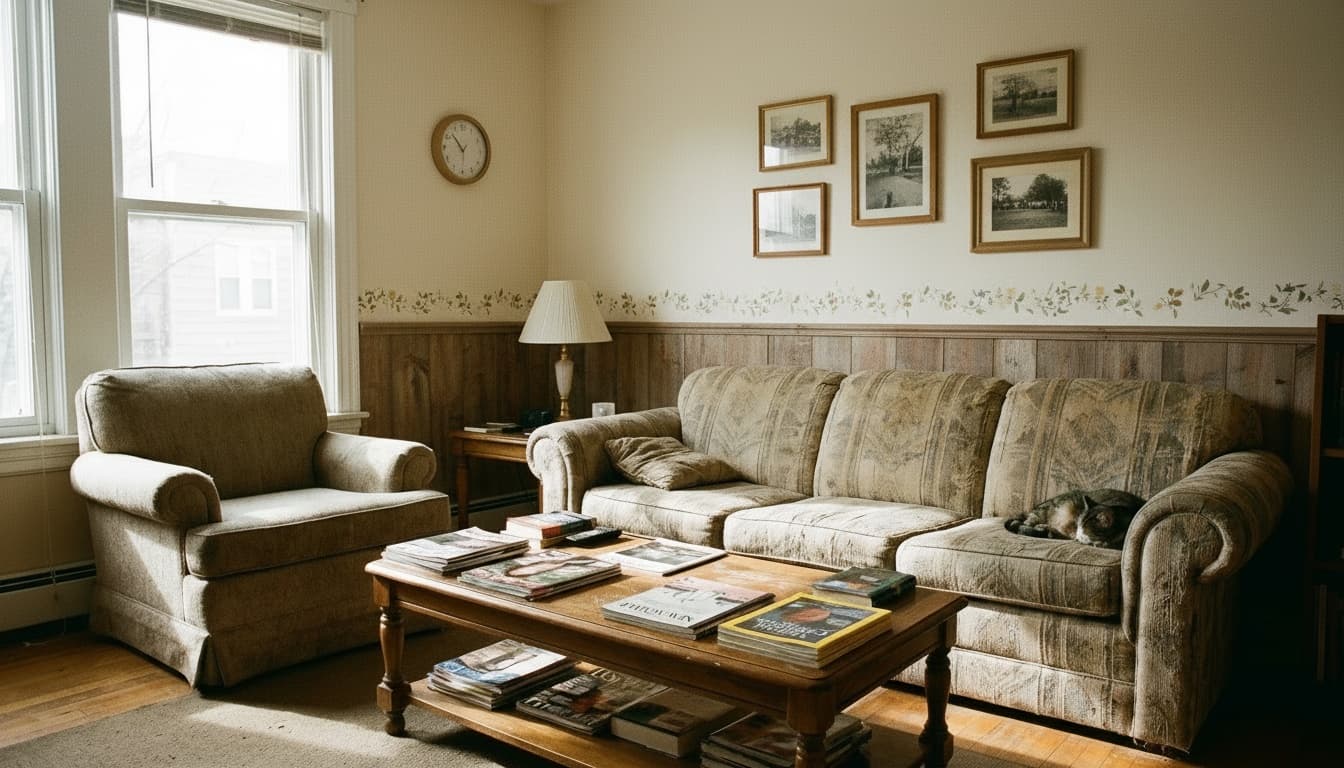 After: Living Room Farmhouse style wall decor - Example 3