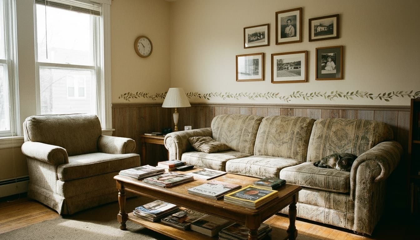 After: Living Room Farmhouse style wall decor - Example 4