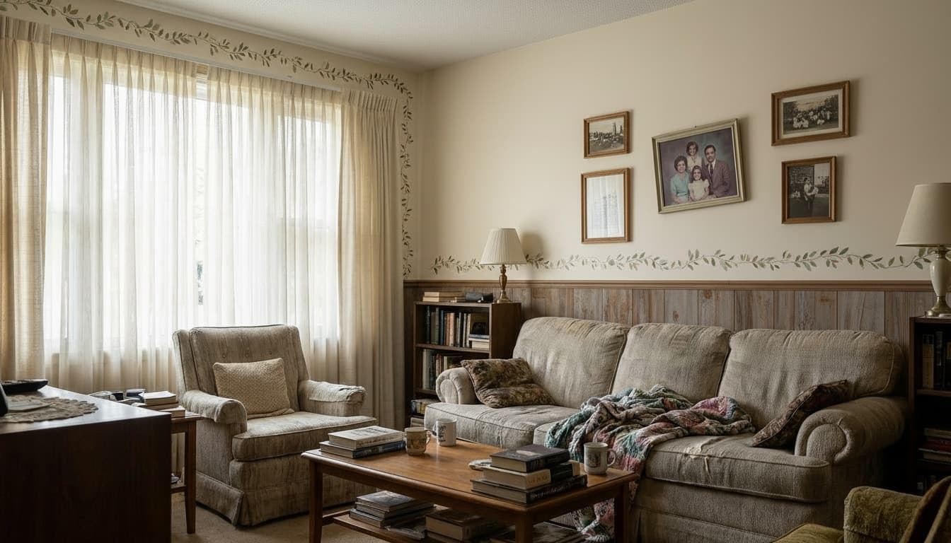 After: Living Room Farmhouse style wall decor - Example 5