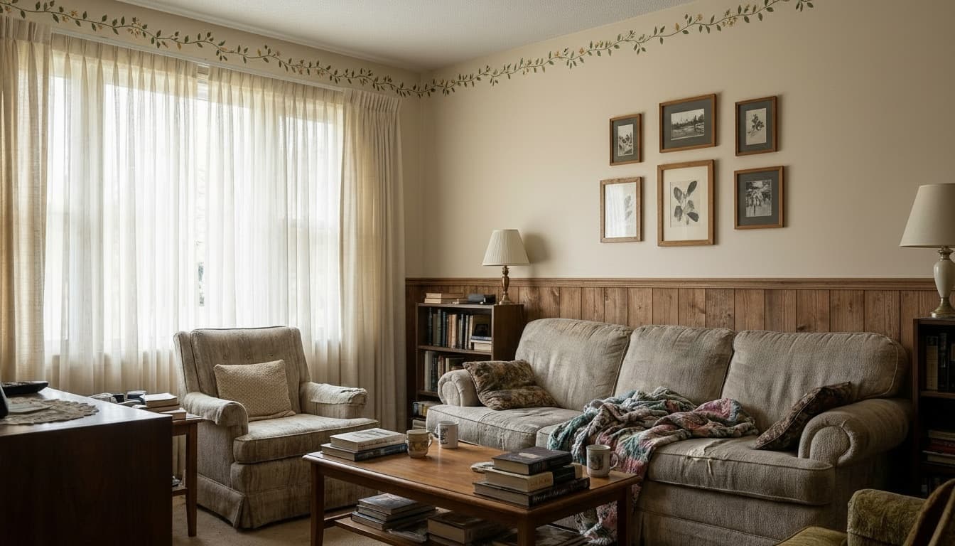 After: Living Room Farmhouse style wall decor - Example 6